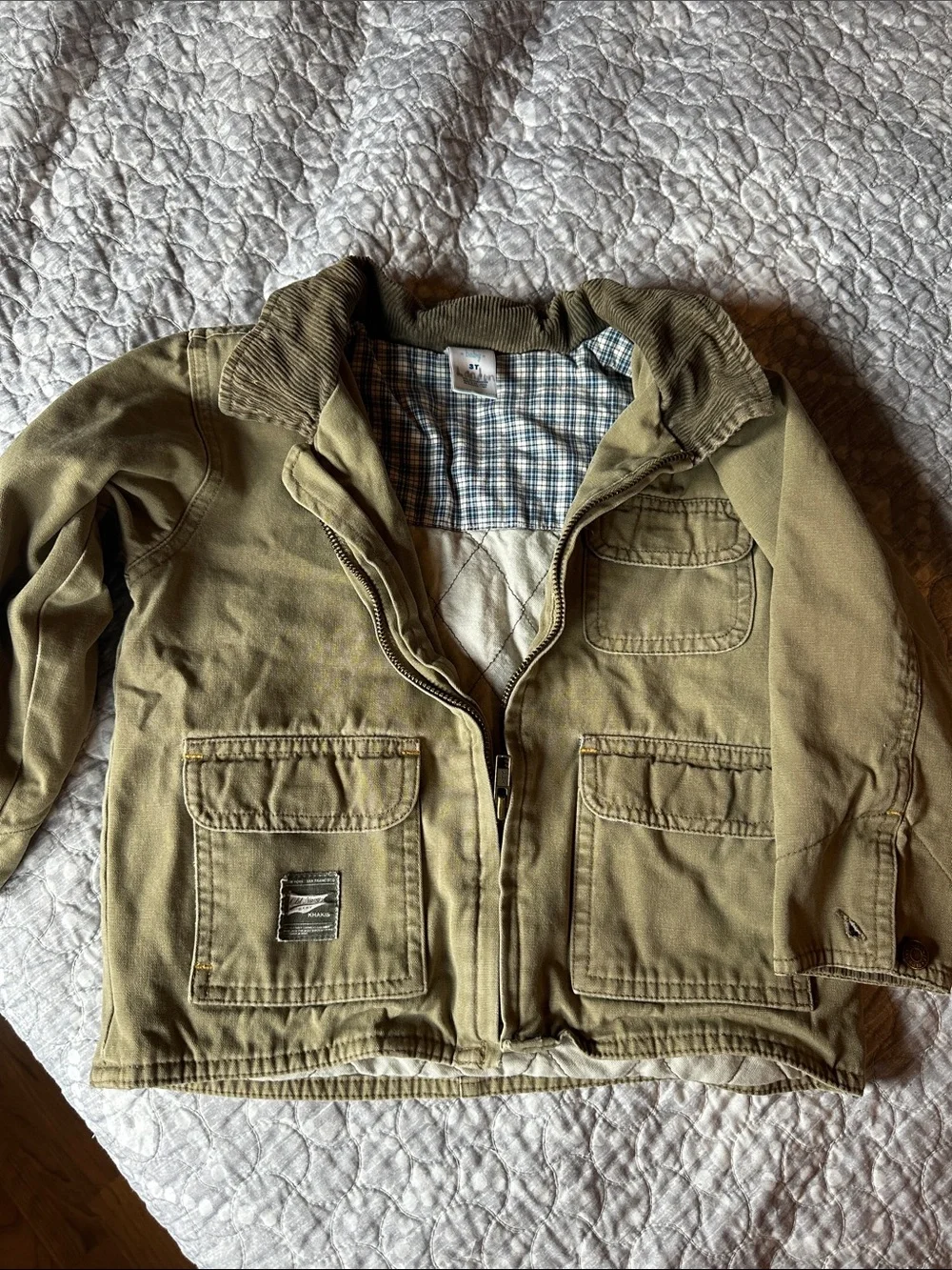 Kids Old Navy khaki Jacket 8261